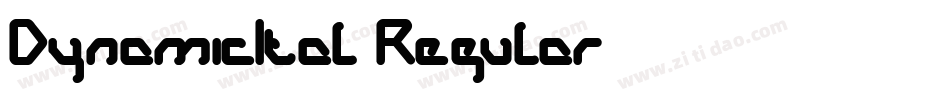 DynamicItal Regular字体转换